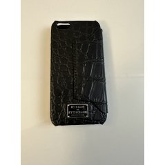 MAGNIFIQUE ETUI RABAT NOIR AVEC MIROIR IPHONE 5 / 5S / SE